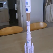 Высокое качество Европейский Ariane 4 rocket paper модельный комплект