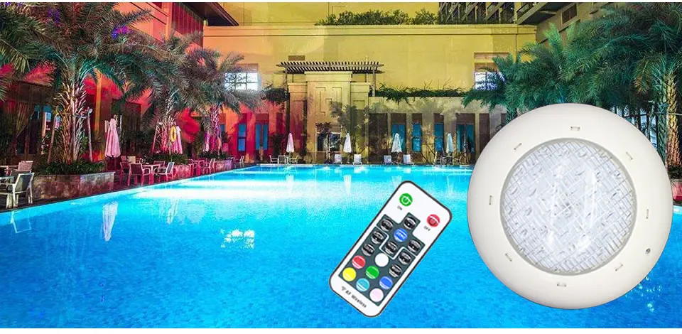 Led à Prova Piscina w 36 Dwaterproof Água Subaquática ac - dc 12 v Lagoa Luzes Rgb Spotlight Ip68 Led Luz 24 22 Cheap rgb underwater light