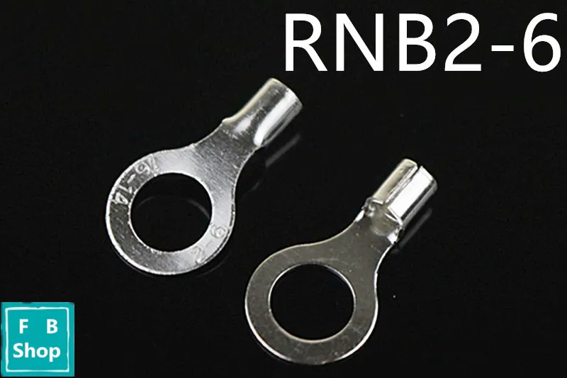 RNB2 6 (тип) неизолированный кольцевой терминал Электрический провод обжимной