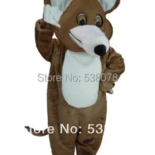 Коричневый Мышь маскот костюм ростовой костюм мультяшный персонаж животного Карнавальная вечеринка, косплей te Fit костюм комплект SW1040