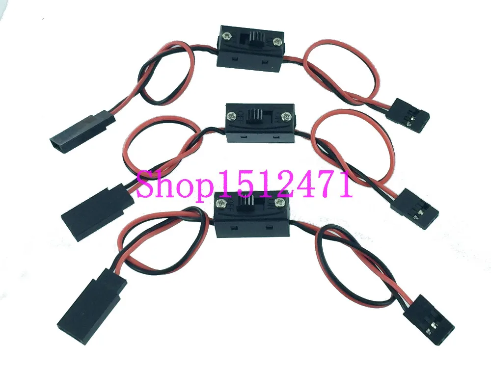 

3pcs Two way Power on/off switch JR FUTABA for RC Plane Aircraft Car Heli Quad