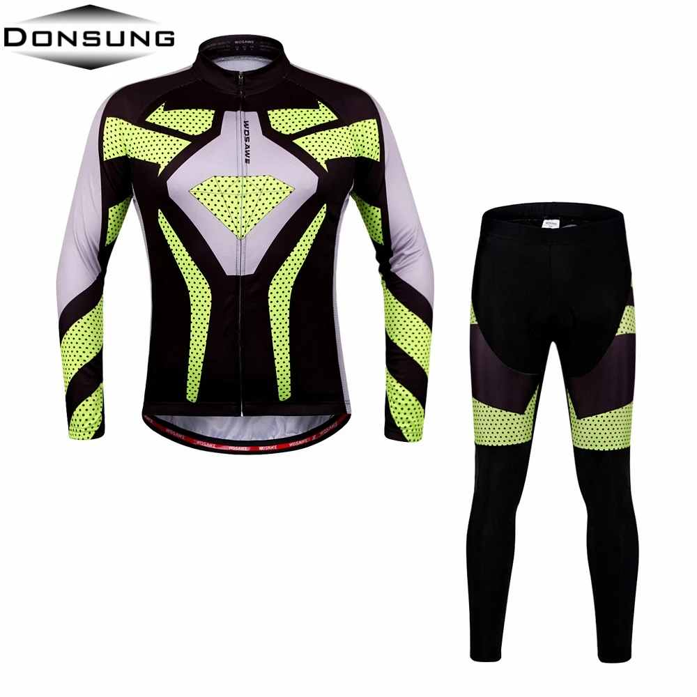

cycling jersey sets Pro team bike wear clothing long sleeve riding racing mtb winter clothes Ropa Ciclismo bicicletas maillot