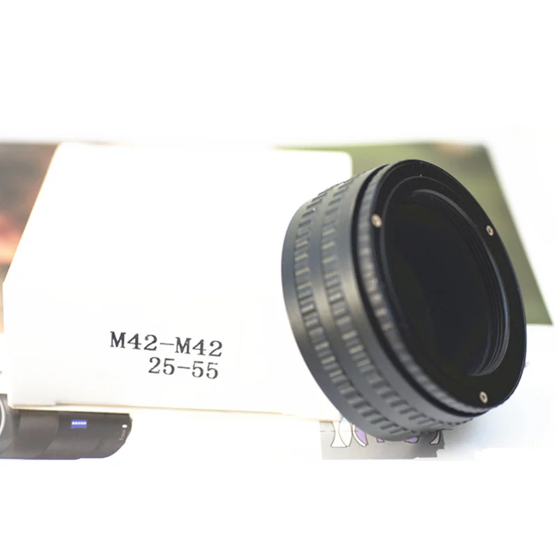 

M42 to M42 Mount Focusing Helicoid Ring Adapter 25-55mm Macro Extension Tube
