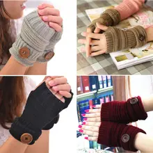 Chic font b Women b font font b Winter b font Wrist Arm Hand Warmer Knitted