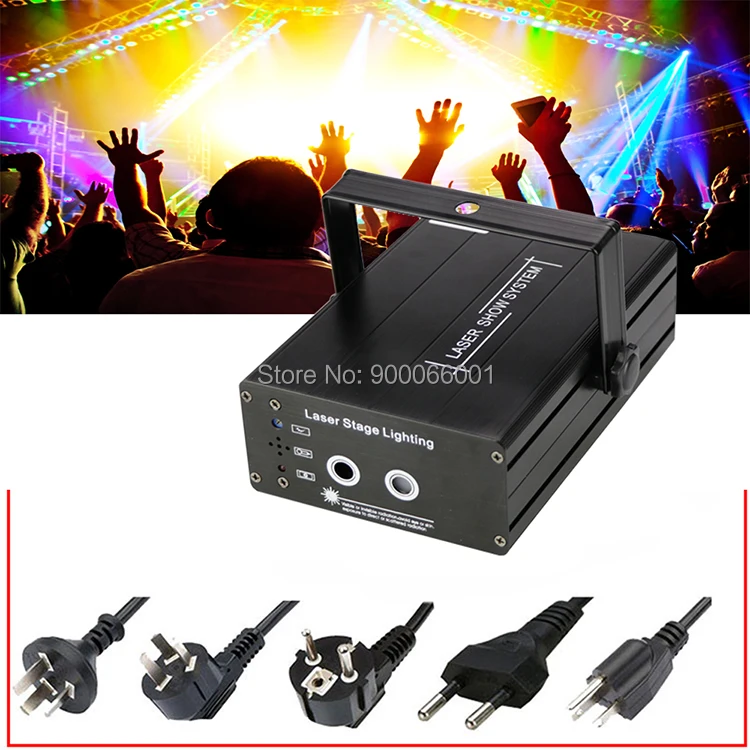 stage laser light rg beam light holiday LED projector DJ disco home party Sound Activated lighting  (2)