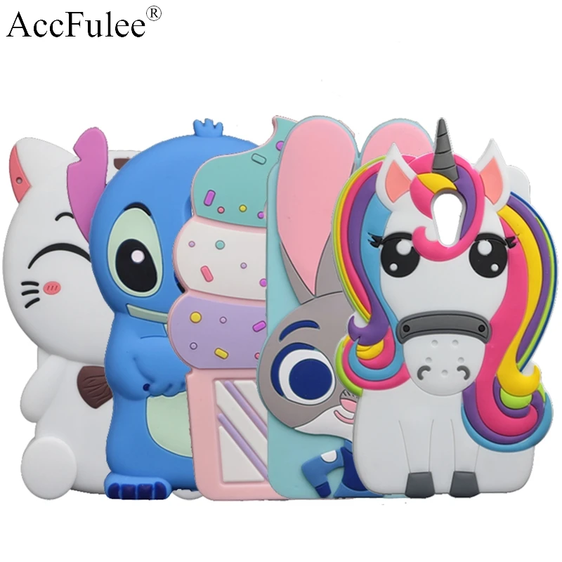 

3D Cartoon Stitch Case For Meizu M5 M5S M611H M611A Meilan 5 Blue Charm 5 5S 5.2" Cat Cover Rabbit Horse Pig Soft Phone Bags