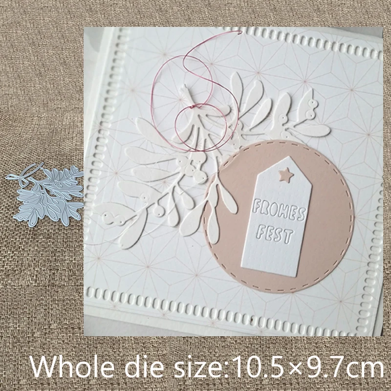 

New Design Craft Metal Cutting Die die cuts berries leaf bow decoration scrapbook Album Paper Card Craft Embossing die cuts