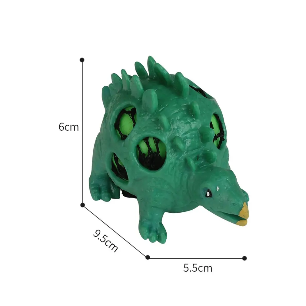 Портативный мини-декомпрессионный игрушечный динозавр модель мяч антистресс с наполнителем Сжимаемый игрушечный шарик давление снятие