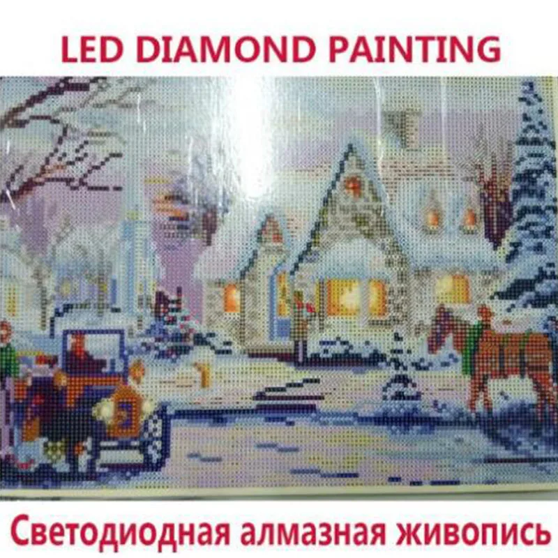 Drill 5D Crystal Painting Butterfly Waterfall Embroidery DIY Cross Stitch L