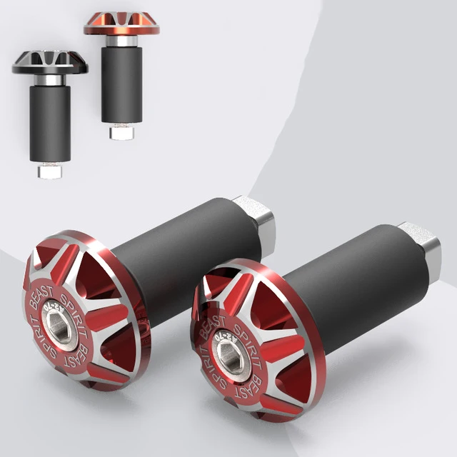 Motorcycle Anti Vibration Balance Handle Bar End Plug Grip Ends Caps for Handlebar Aperture 1