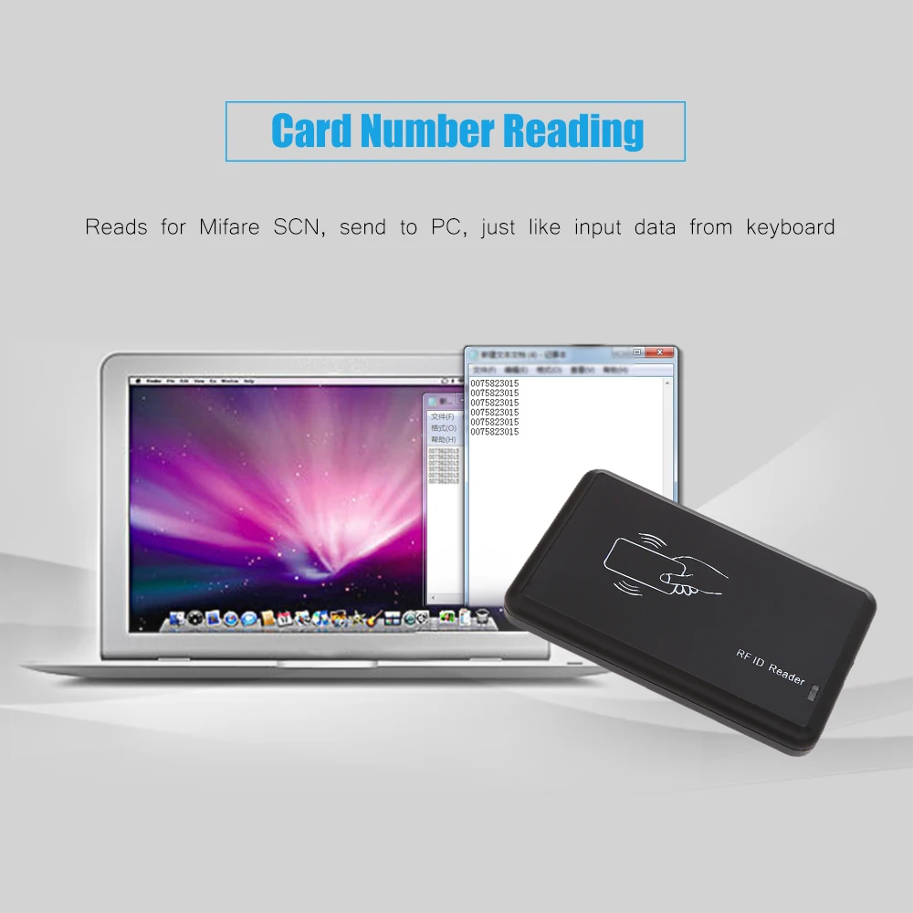 Бесконтактный считыватель смарт карт IC 14443A для Mifare с USB интерфейсом 5 шт. +