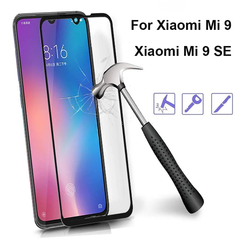 

9H Hardness Glass Xiaomi Mi 9 SE Full coverage Glass Xiaomi Mi 9 Tempered Glass For Xiaomi Mi 9 SE Screen Protector Mi 9 SE
