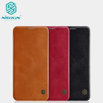 

10pcs/lot Wholesale NILLKIN Qin Series Wallet Flip Leather Case For LG G8 ThinQ Genuine Flip Leather Case