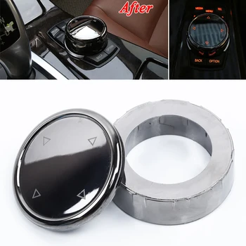

Car Multimedia Knob Cover Trim For BMW F10 F20 F30 F32 F33 F34 IDrive Car Styling Accessories
