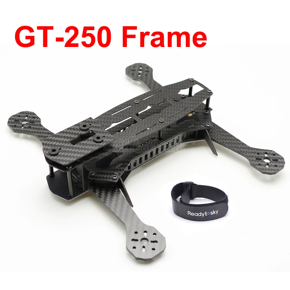 GT 250 GT250 мм Квадрокоптер PCB гоночная пластина из углеродного волокна самолет FPV