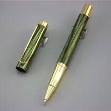 Зеленый DKW Написание Шариковая ручка школьные канцелярские принадлежности из металла шариковые ручки ролика высокое качество бизнес присутствует Заправляемый 031
