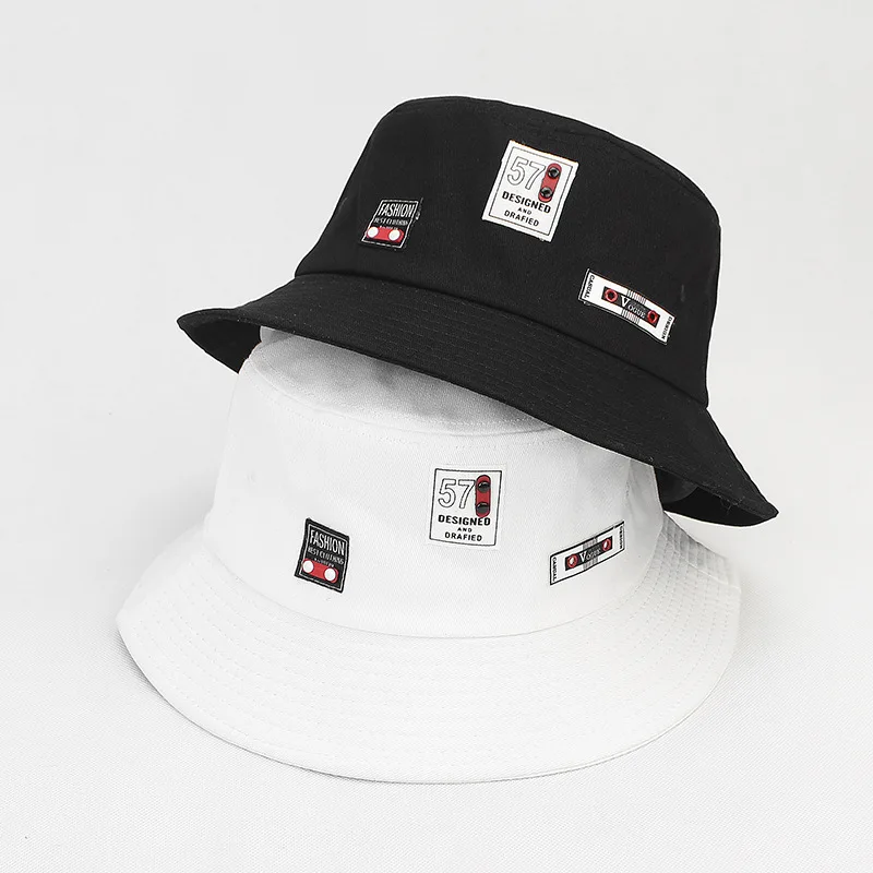 Хлопок 57 Лоскутная Панама Рыбацкая шляпа складная Кепка уличная солнцезащитная Кепка шапки для мужчин и женщин 45