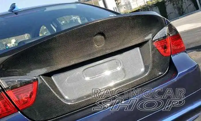 CSL Стиль 3k настоящее углеродное волокно задний багажник для BMW 3 Series E90 & M3 2006 2008 4