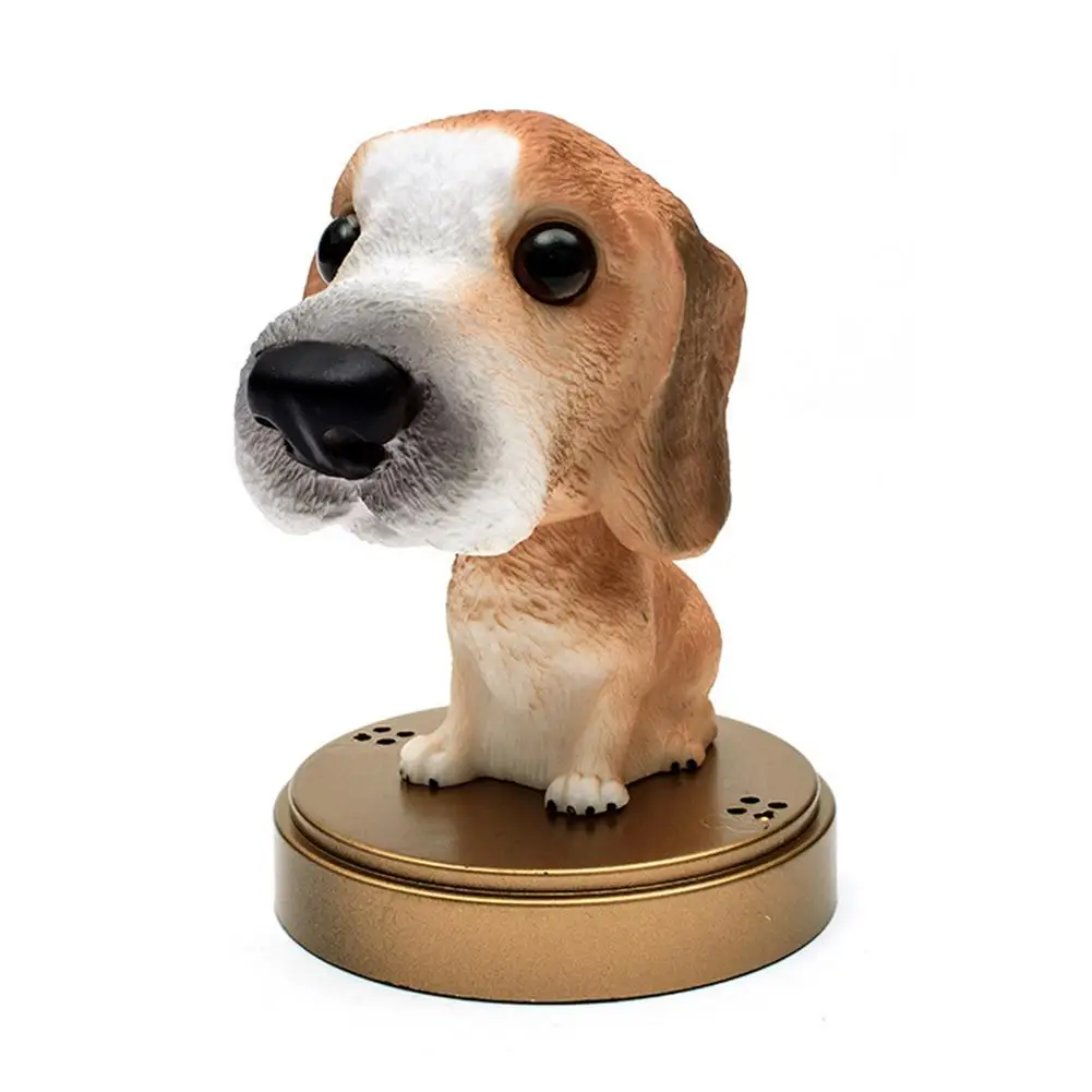 

Lovely Shake Head Dog Perfume Holder Car Dashboard Interior Decor Air Freshener