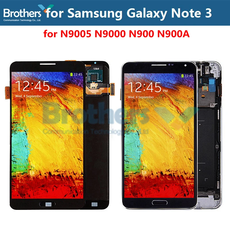 ЖК экран OLED для Samsung Galaxy Note 3 N900 с дигитайзером сенсорного экрана в сборе N9005 N9000
