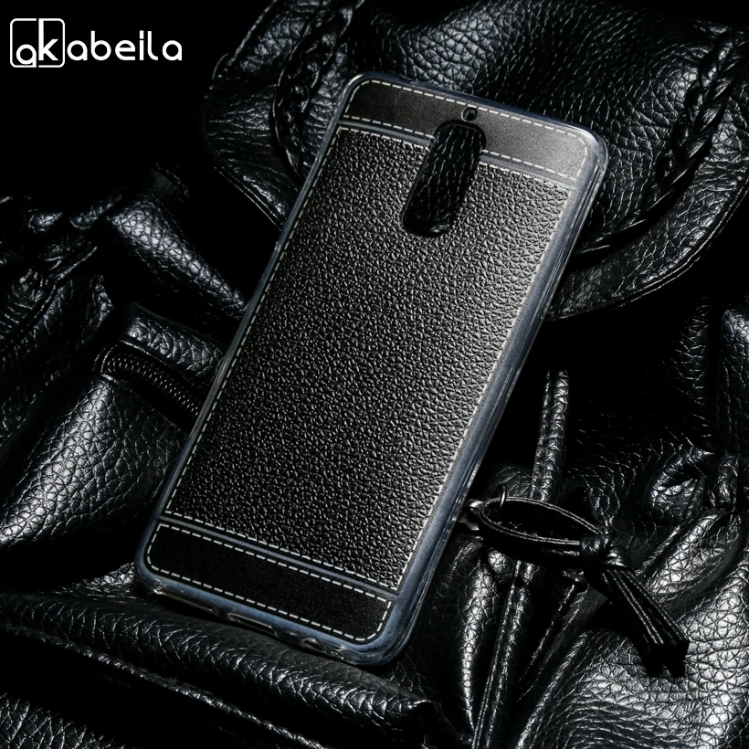 

AKABEILA Silicone Phone Cover Case For Huawei Mate 9 Pro Mate 9 Porsche Design 5.5 inch Case TPU Lichee Cover Phone Bag