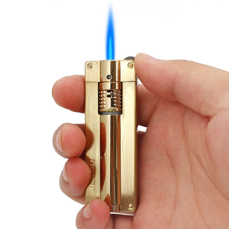 

High-end Metal Butane Gas Lighter Electronic Lighter Boutiqu Turbo Lighter Cigar Cigarette Lighters Gadgets For men Gift