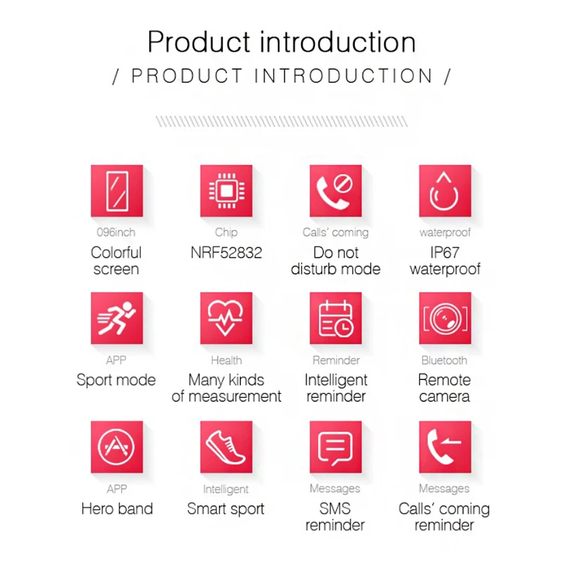 New Smart band Wristband Waterproof Bracelet B22 Fitness Tracker Heart Rate Monitor Wristband Men Sport Band Smart watch fo