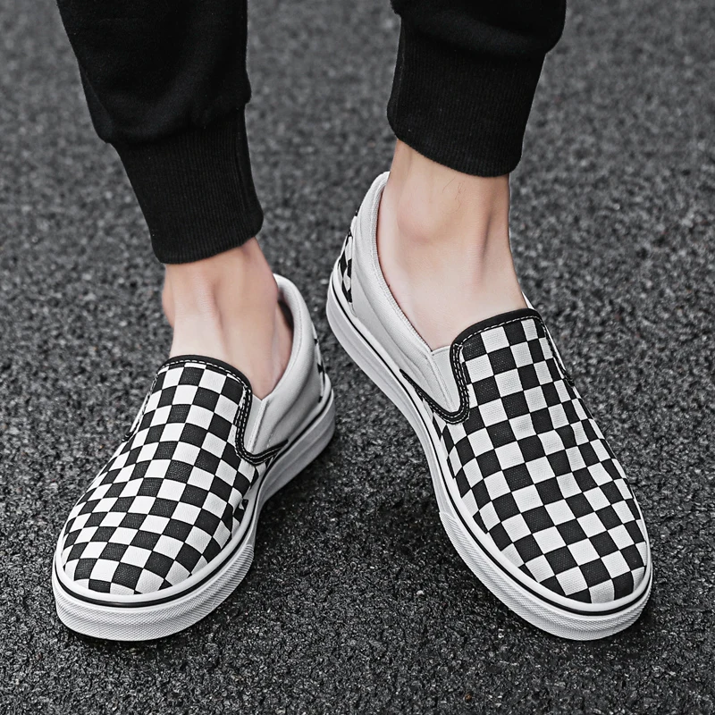 

BVNOBET Gingham Canvas Shoes Women Ladies Lace-Up Casual Sneakers Breathable Vulcanized Shoes Zapatos Con Plataforma Para Mujer