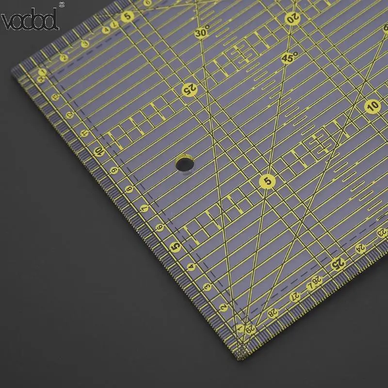 1 шт. многофункциональная тканевая стеганая Лоскутная выровненная линейка DIY Дизайн одежды сетка для резки ремесленных шкал правило инструменты для рисования линейка
