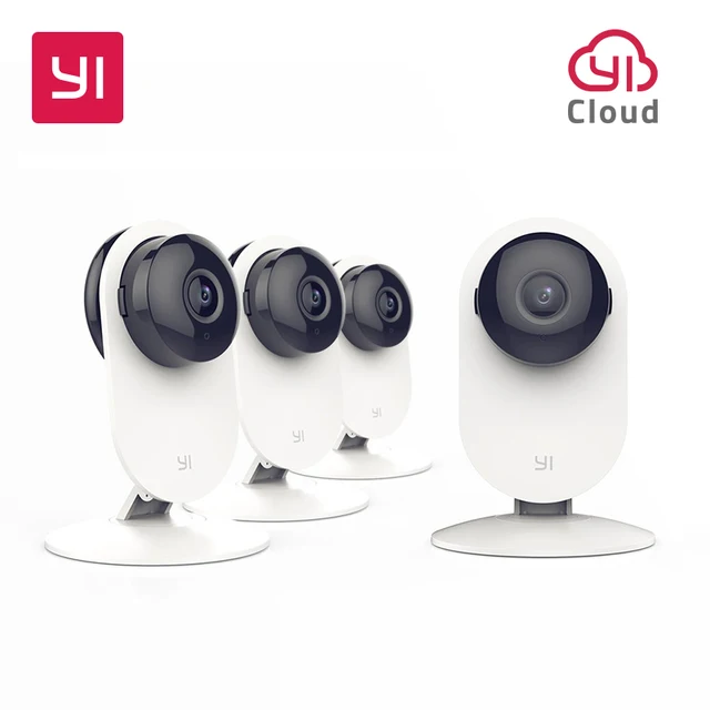 YI 4pc Home Camera Wireless IP Security Surveillance System with YI 4pc Home Camera Wireless IP Security Surveillance System with