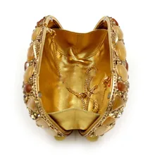 XIYUAN, брендовые классические дизайнерские золотые свадебные клатчи, женские роскошные вечерние сумки с кристаллами, блестящие свадебные сумочки ручной работы