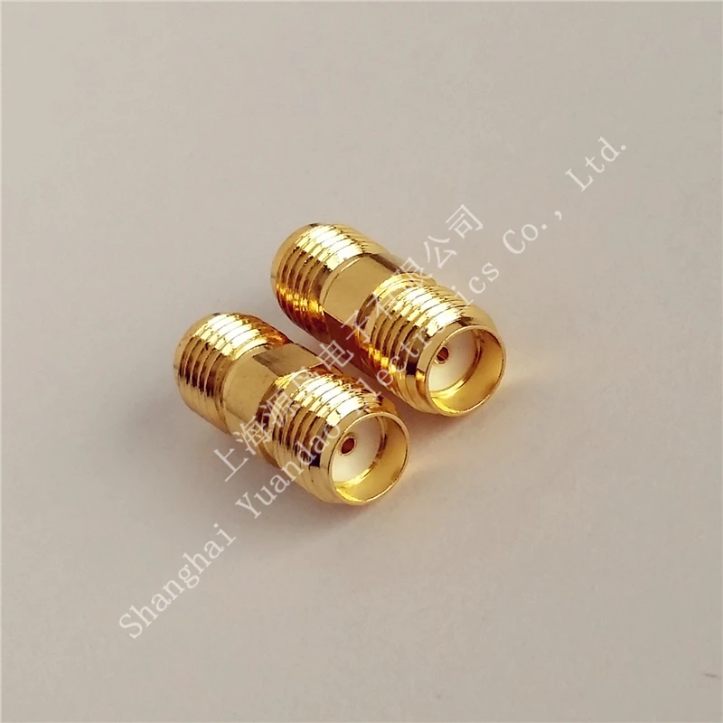 

RF Connector, SMA-KK Female Ends, External Screw Holes, All Copper Plated