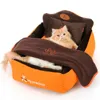 HOOPET Totalmente Desmontable y Lavable 3 UNIDS Gato Perro Cama con Doble Cara Cojín, Almohada y Manta Suave Casa del animal doméstico Regalo ► Foto 3/6