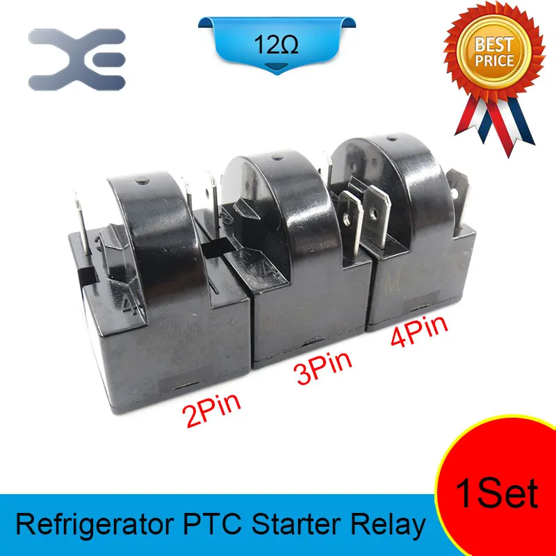 9 шт. Запчасти для холодильника стартовые части 2 3 4PIN 12 15 22OHM стартер PTC реле
