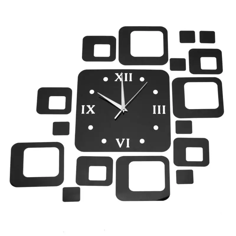 Buy Acrylic Wall Clock DIY Mirror Combination Clocks