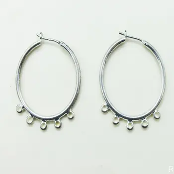 

new ! 100piece 27mm Antique Bronze Plated hoop earrings earring hooks wires Jewelry Findings Accessories Nickel and Lead Free!!