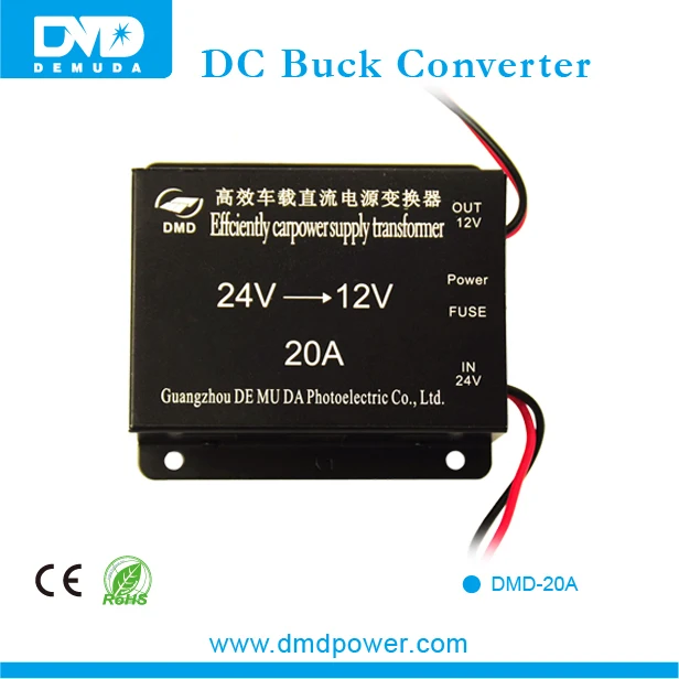 

DC Negative Booster 24V to 12V(20A) DC to DC converter