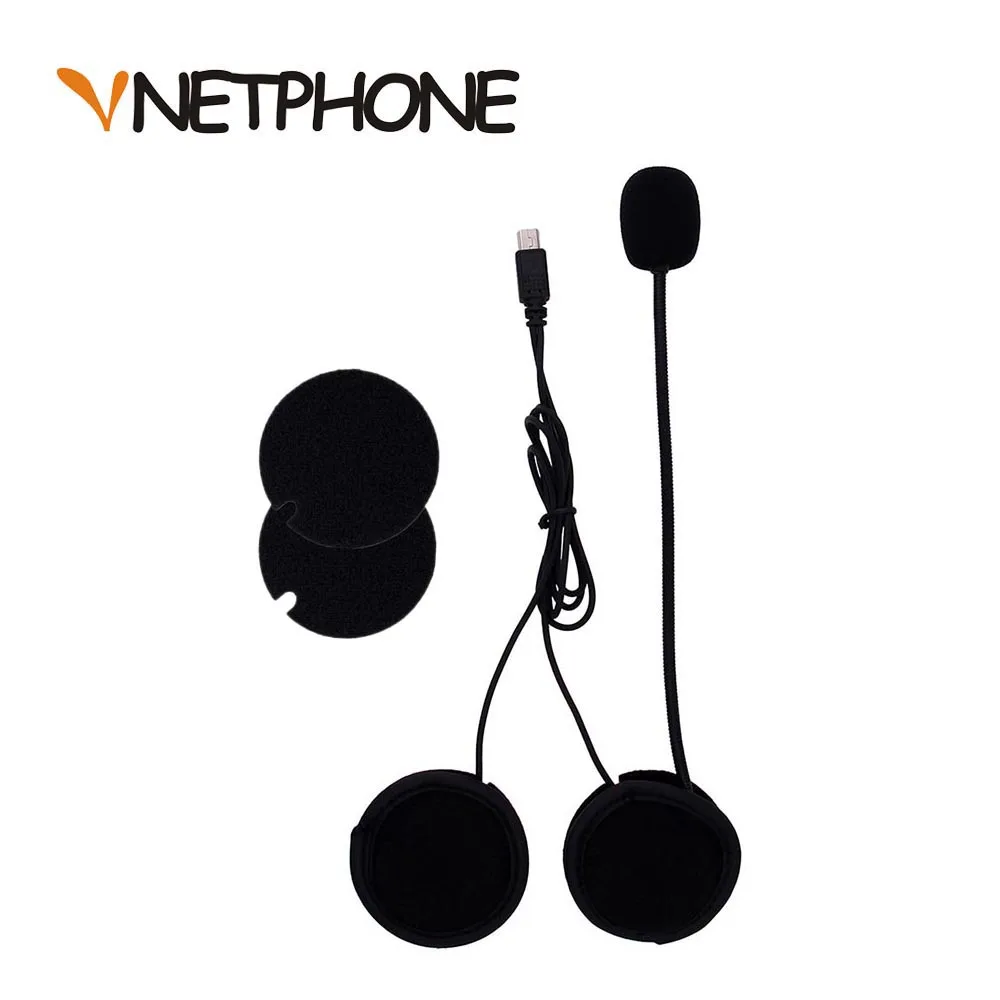 

Real Helmet Cascos Motorcycle Intercom Moto Accessories Mini Usb Jack Microphone Speaker Earphone Replacement for Vnetphone V5