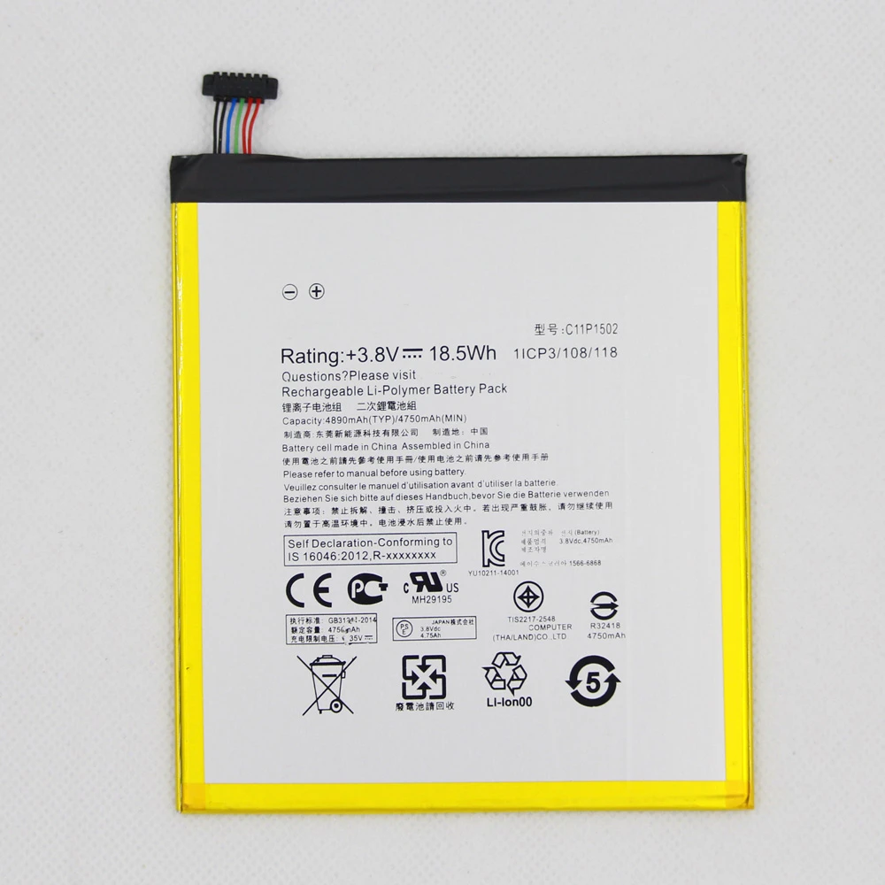 4890mah Tablet Battery C11p1502 For Asus Zenpad 10 Z300c Z300cl Z300cg P023 P01t 10 1 4890mah Replacement Batteria With Tools Mobile Phone Batteries Aliexpress