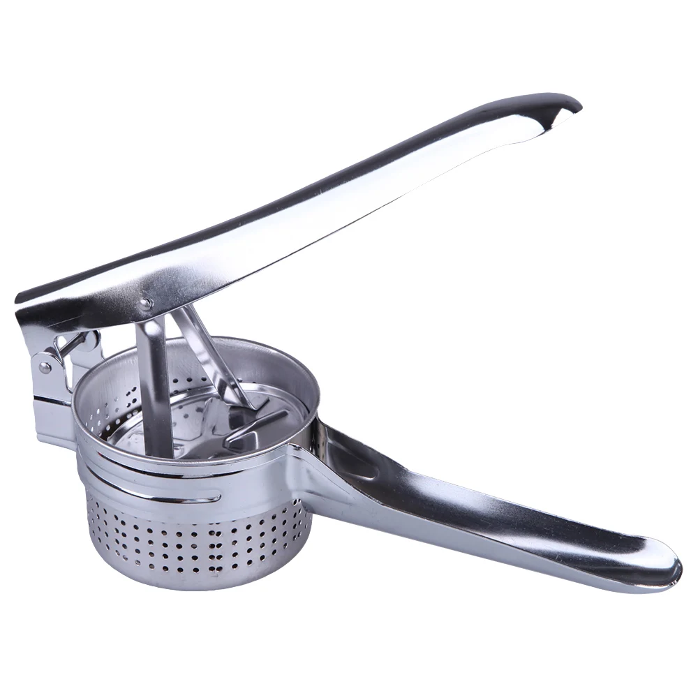 2016 New Porpable Stainless Steel Potato Masher Ricer Puree Vegetable Fruit Press Maker Kitchen Gadgets Press Maker