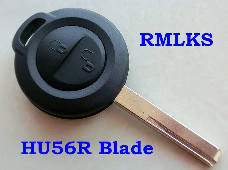 

New 2 Buttons Remote Car Key Fob Shell Cover Blank Fit For Mitsubishi Colt Warior Carisma Spacestar Remote Uncut HU56R Blade