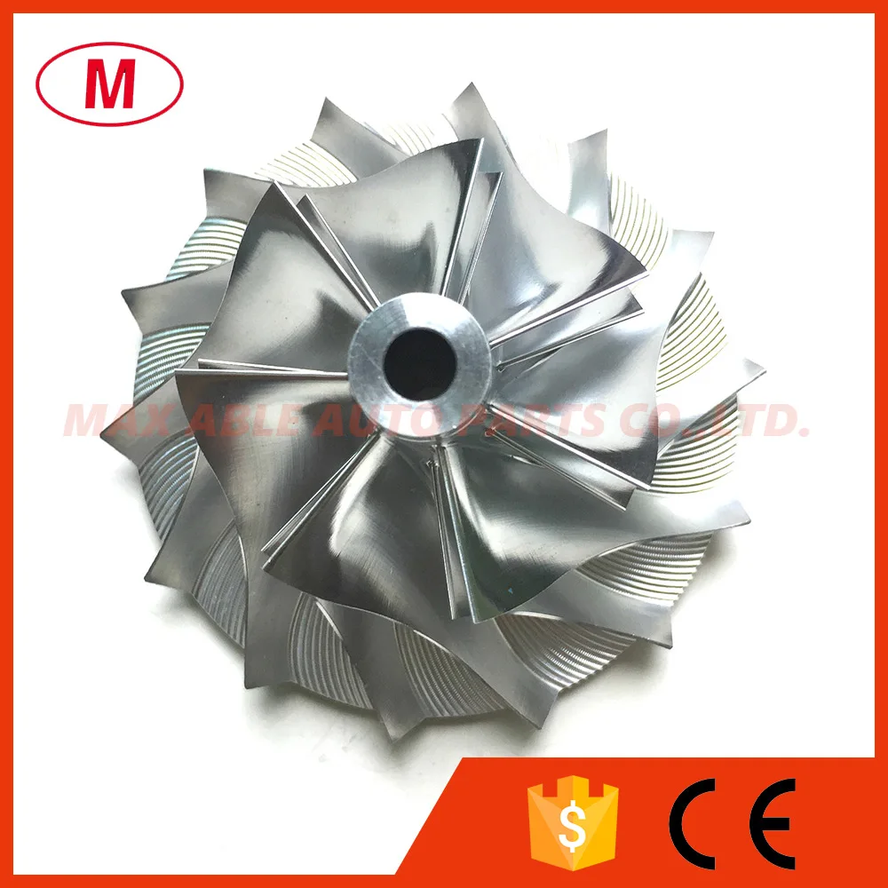 

K27 51.73/80.81mm 7+7 blades Forward Turbo Billet Compressor wheel /Aluminum 2618/Milling compressor wheel for Mer*ce*des
