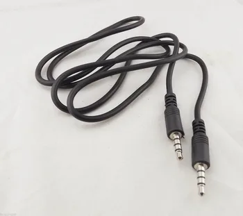 

1pc 3Ft 1M 3.5mm Male 1/8" 4 Pole To 3.5mm Male 3 Ring Extension Aux Audio Cable