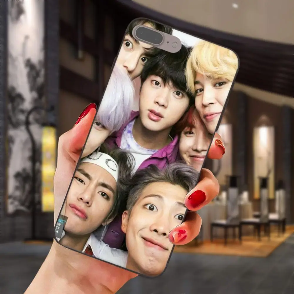 Jungkook Мягкий ТПУ защитный чехол для Apple iPhone 4 4S 5 5S SE 6 6S 7 8 Plus X XS Max XR|Чехлы-накладки| |
