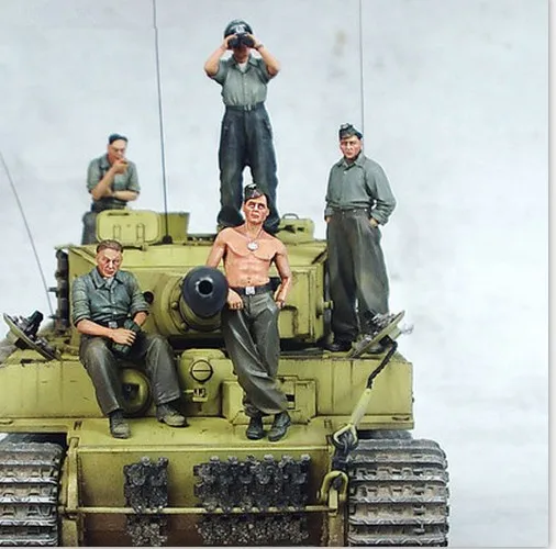 1/35 модельная фигурка из смолы комплект Unassambled Неокрашенный E12(без бака