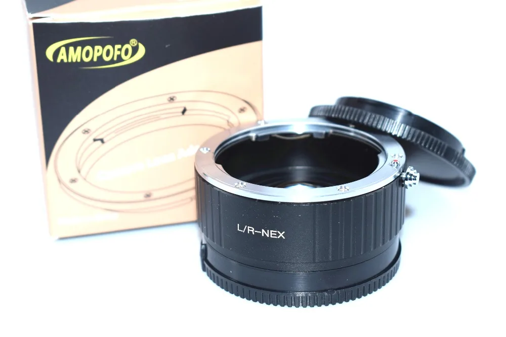 Leica L / R 마운트 렌즈 용 LR-NEX 초점 감속기 속도 부스터 어댑터 소니 NEX-VG900 용 NEX-VG30 NEX-EA50 FS700