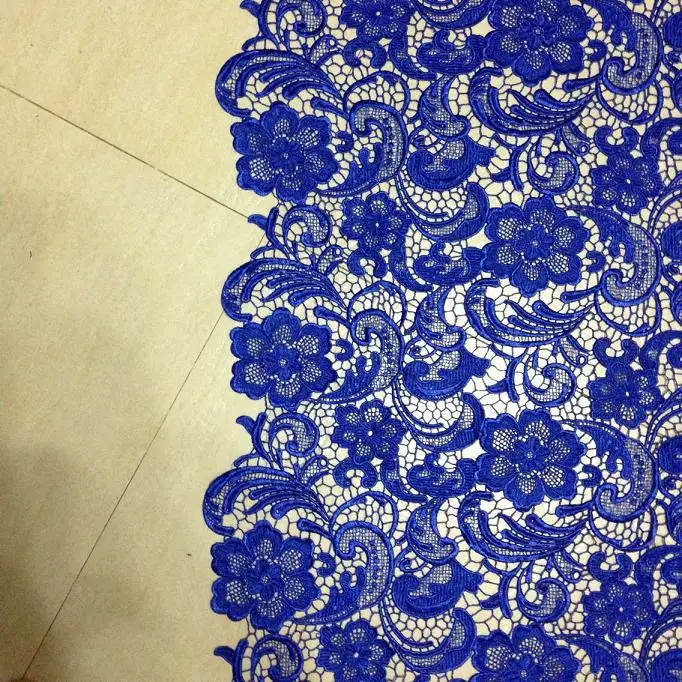 royal blue lace fabric