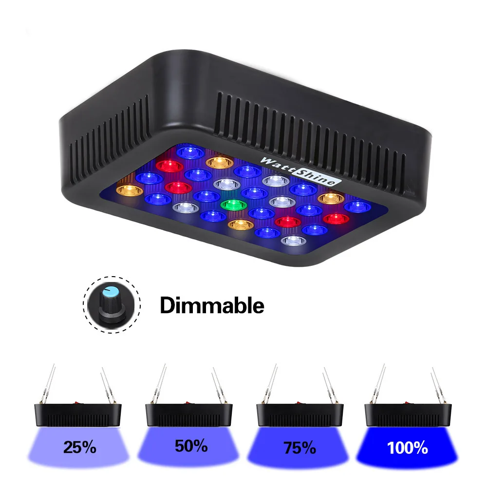 140W Aquarium led lighting Dimmable lamp Fish bowl light Marine Fish tank Coral lights High brightness Penetrating strong