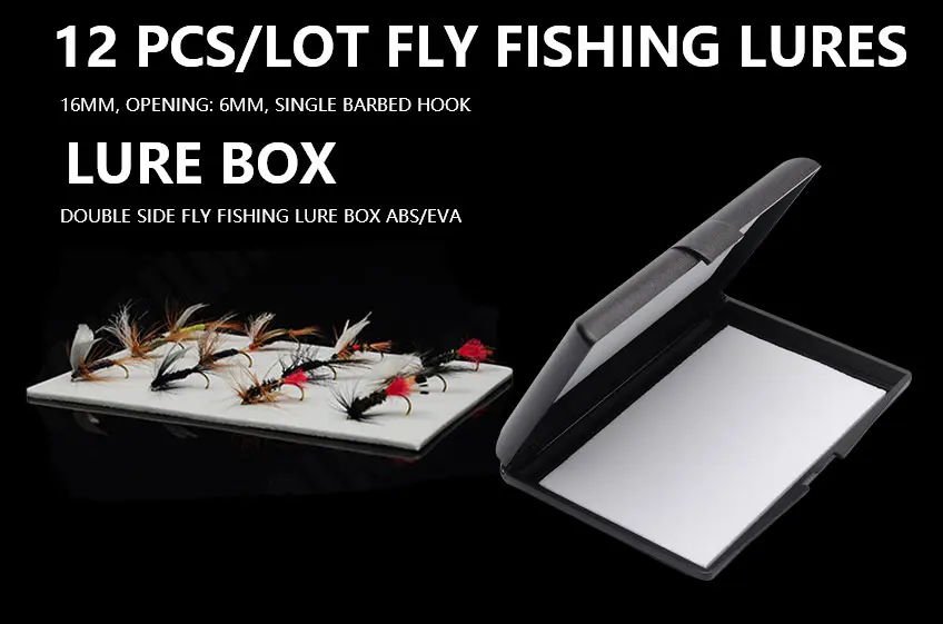 Portátil de pesca com mosca combo completo