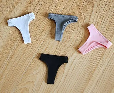 New 1/3 1/4 uncle BJD MSD SD DD Doll Clothes White / Black / Pink / Gray Elastic force T-back / Underwear fashion solid color low waist underwear shorts soft pink panties for pregnant women plus size maternity briefs clothing